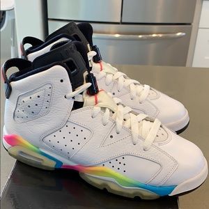jordan 6 rainbow